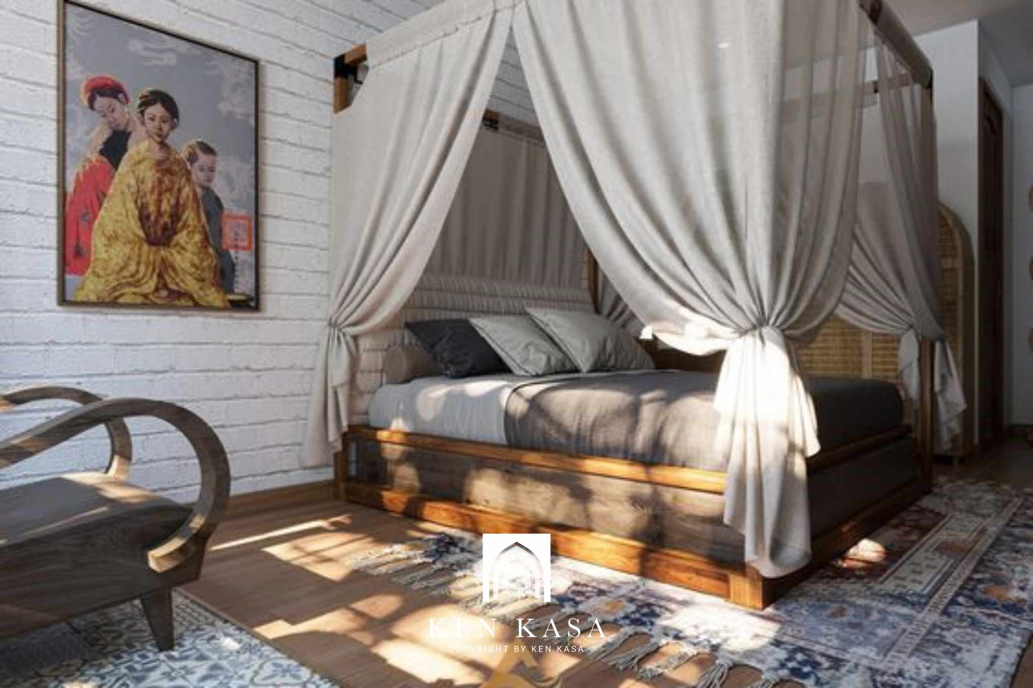 Màu sắc tươi sang trong thiết kế homestay đẹp 